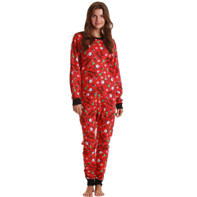 Just Love Womens Thermal Underwear Pajama Set Ultra-Warm Base Layer Sleepwear