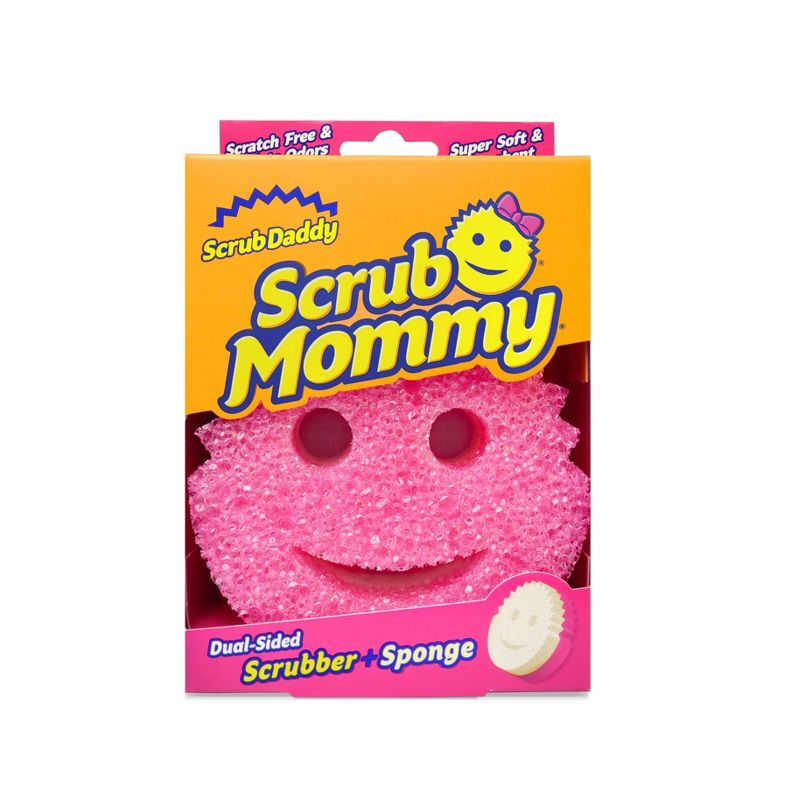 Scrub Daddy Scrub Mommy Dual-Sided Scrubber + Sponge
