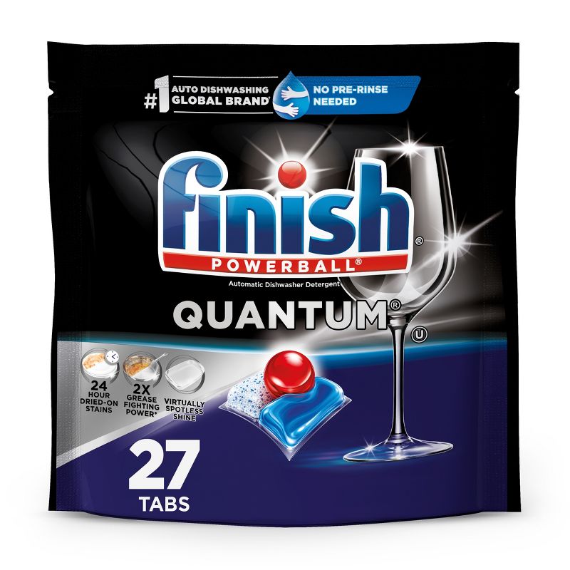 Finish Fresh Quantum Dishwasher Detergent Tablets - 27ct