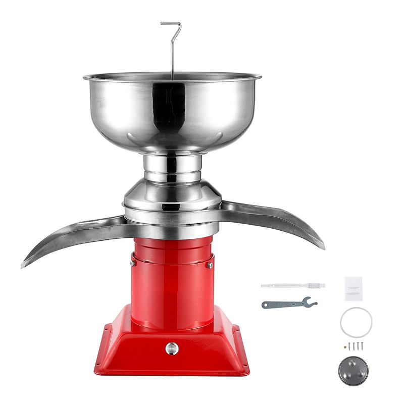 VEVOR Milk Cream Centrifugal Separator, 304 Stainless Steel,100L/H Output 10500RPM Goat Milk Separator,30W Cow Cream Separator with 5L Bowl Capacity