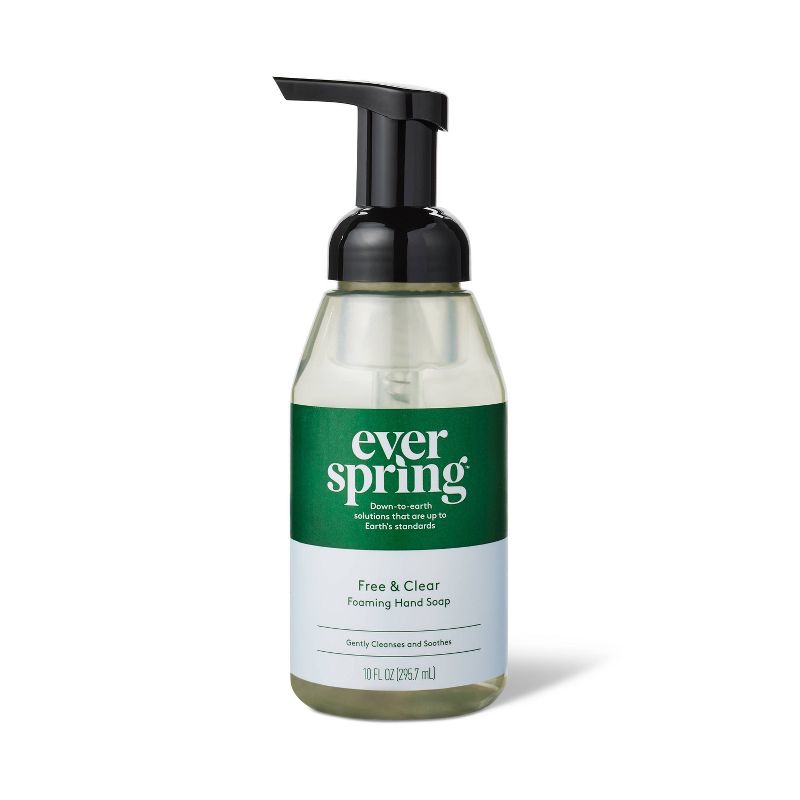 Foaming Hand Soap - Fragrance Free - 10 fl oz - Everspring™