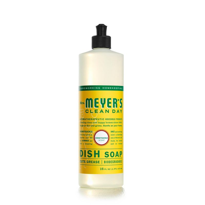 Mrs. Meyer's Clean Day Honeysuckle Scent Liquid Dish Soap - 16 fl oz