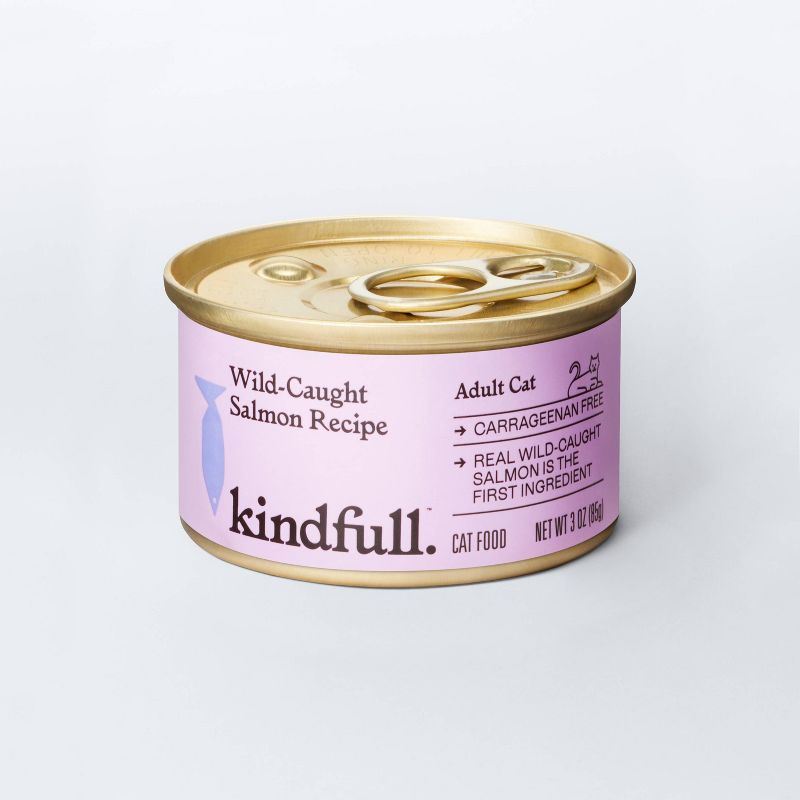 Wild Salmon Pate Recipe Wet Cat Food - Kindfull™ 3oz
