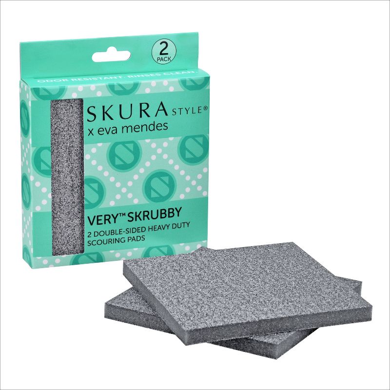 Skura Style x Eva Mendes Very Skrubby Heavy Duty Scouring Pads - 2ct