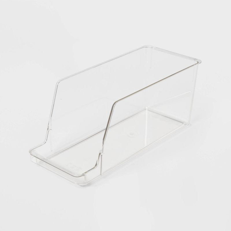 Soda Fridge & Pantry Organizer Clear - Brightroom™: PETG Kitchen Storage, Refrigerator & Cabinet Bin
