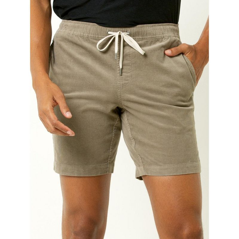 Drawstring Corduroy Shorts