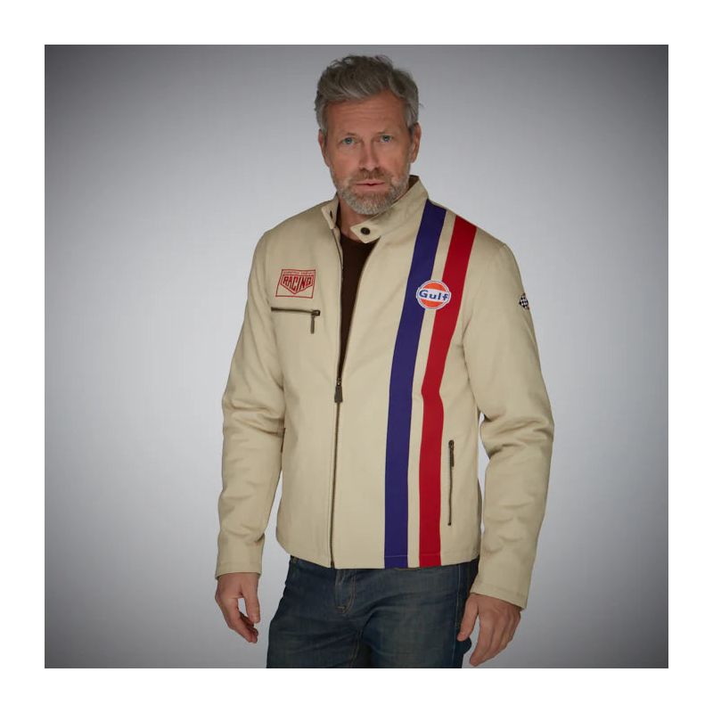 GrandPrix Originals Men's Roadmaster Cotton Jacket (Sand, XL)