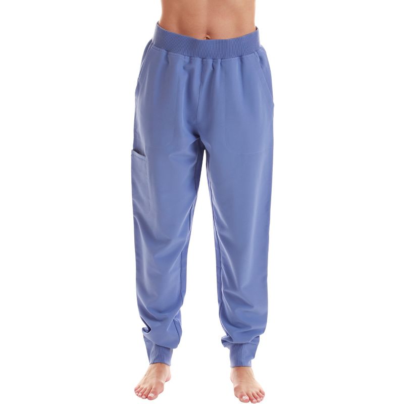Just Love Womens Scrub Jogger Pants - Four Pocket Womens Nursing Uniform Bottoms 6989-CEIL-S