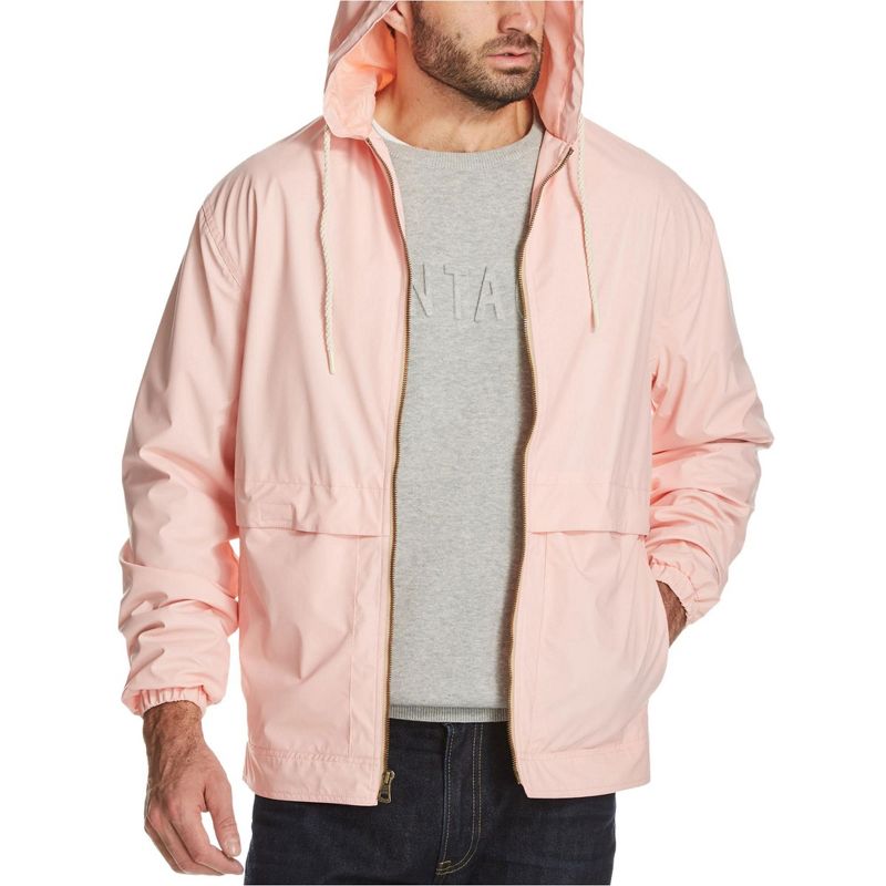 Weatherproof Mens Full Zip Jacket, rose, Small