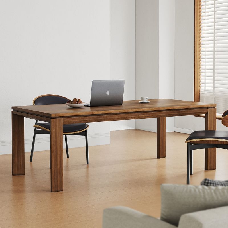 Luck Live Modern 62.99 in. style dining table, suitable for 6-8 people