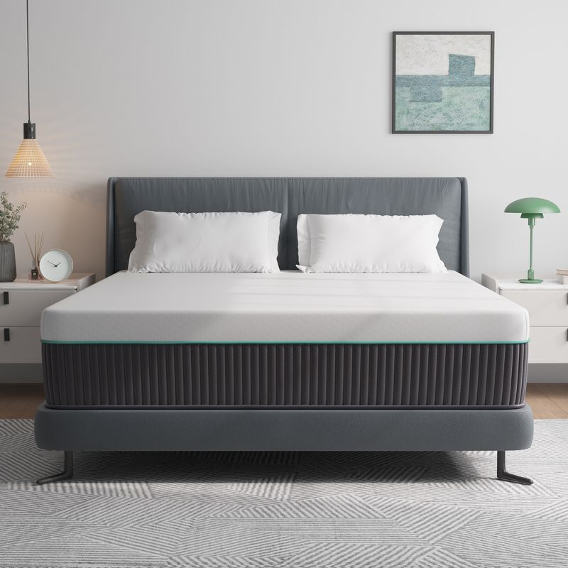 Wuleitex Queen Size 14 Inch Medium Hybrid Mattress with Breathable Cover, 60" X 80" X 14"