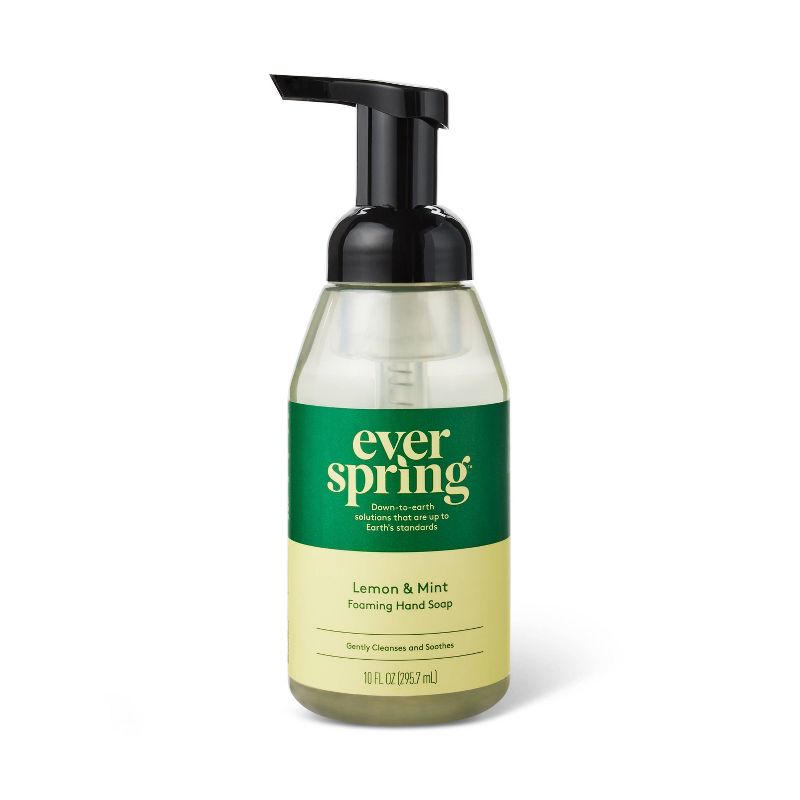 Foaming Hand Soap - Lemon & Mint - 10 fl oz - Everspring™