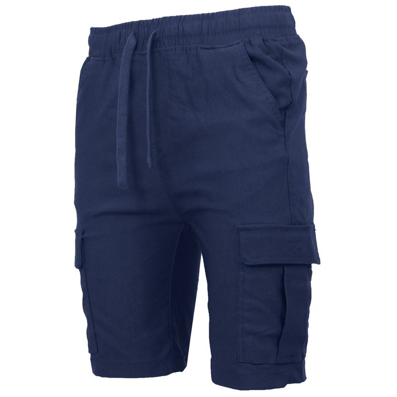 Galaxy By Harvic Men’s Slim Fit Super Flex Stretch Cargo Jogger Shorts