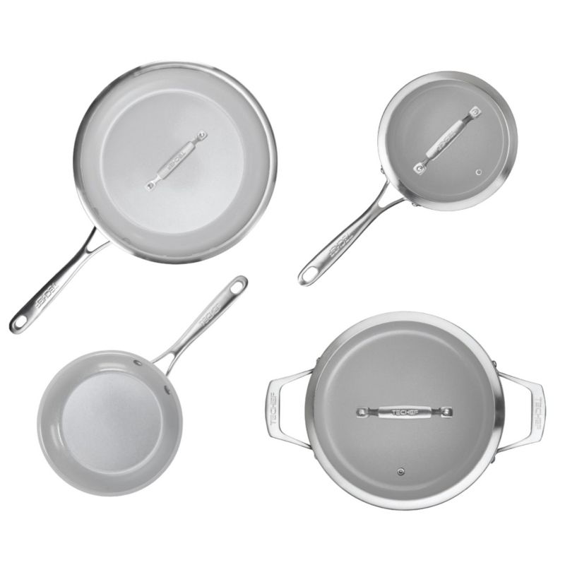 TECHEF CeraTerra - 7pc Ceramic Nonstick Cookware Set