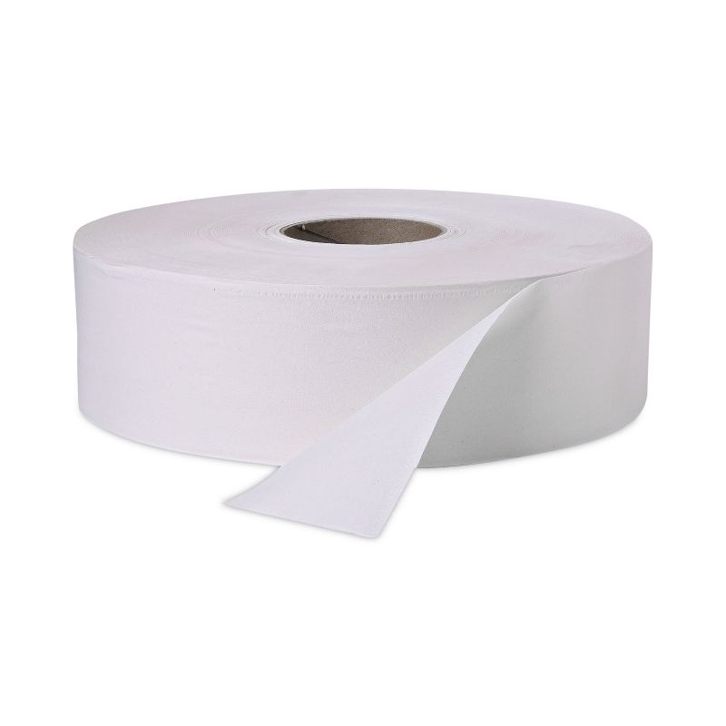 Windsoft Jumbo Roll Bath Tissue, Septic Safe, 2 Ply, White, 3.4" x 1,000 ft, 12 Rolls/Carton