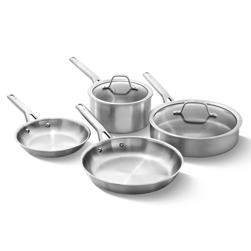 Calphalon 6pc Stainless Steel Cookware Set