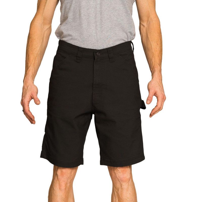 Full Blue Men's 11" 100% Cotton Utility Carpenter Work Short | Black 34